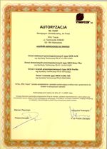 certyfikat - ochrona przeciwpożarowa